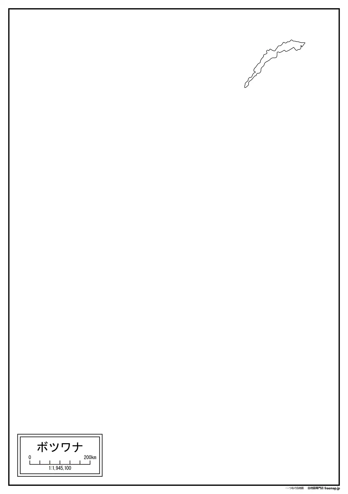 海岸線や川・池のみ記載