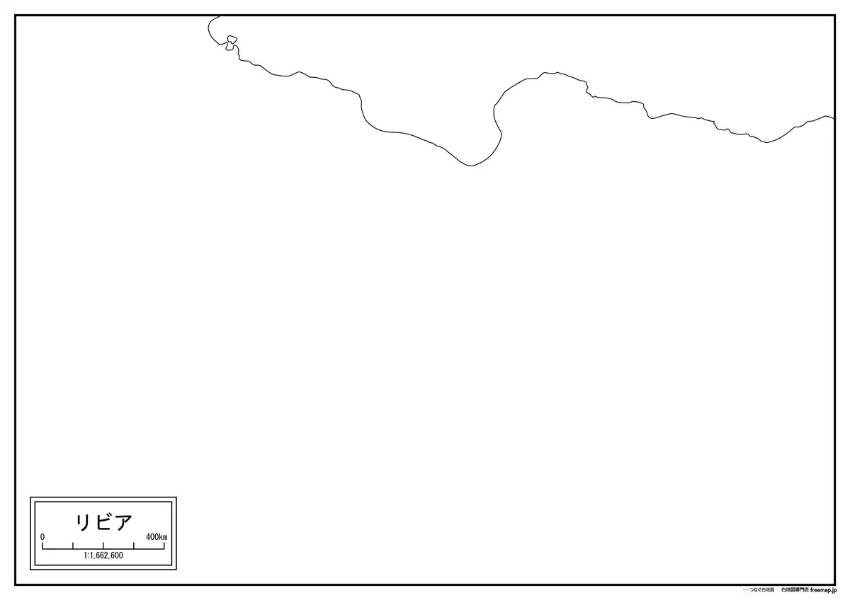 海岸線や川・池のみ記載