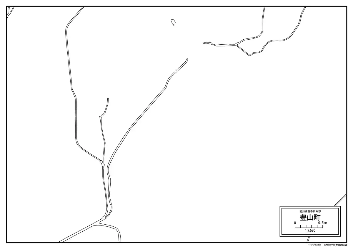海岸線、川や池のみ記載