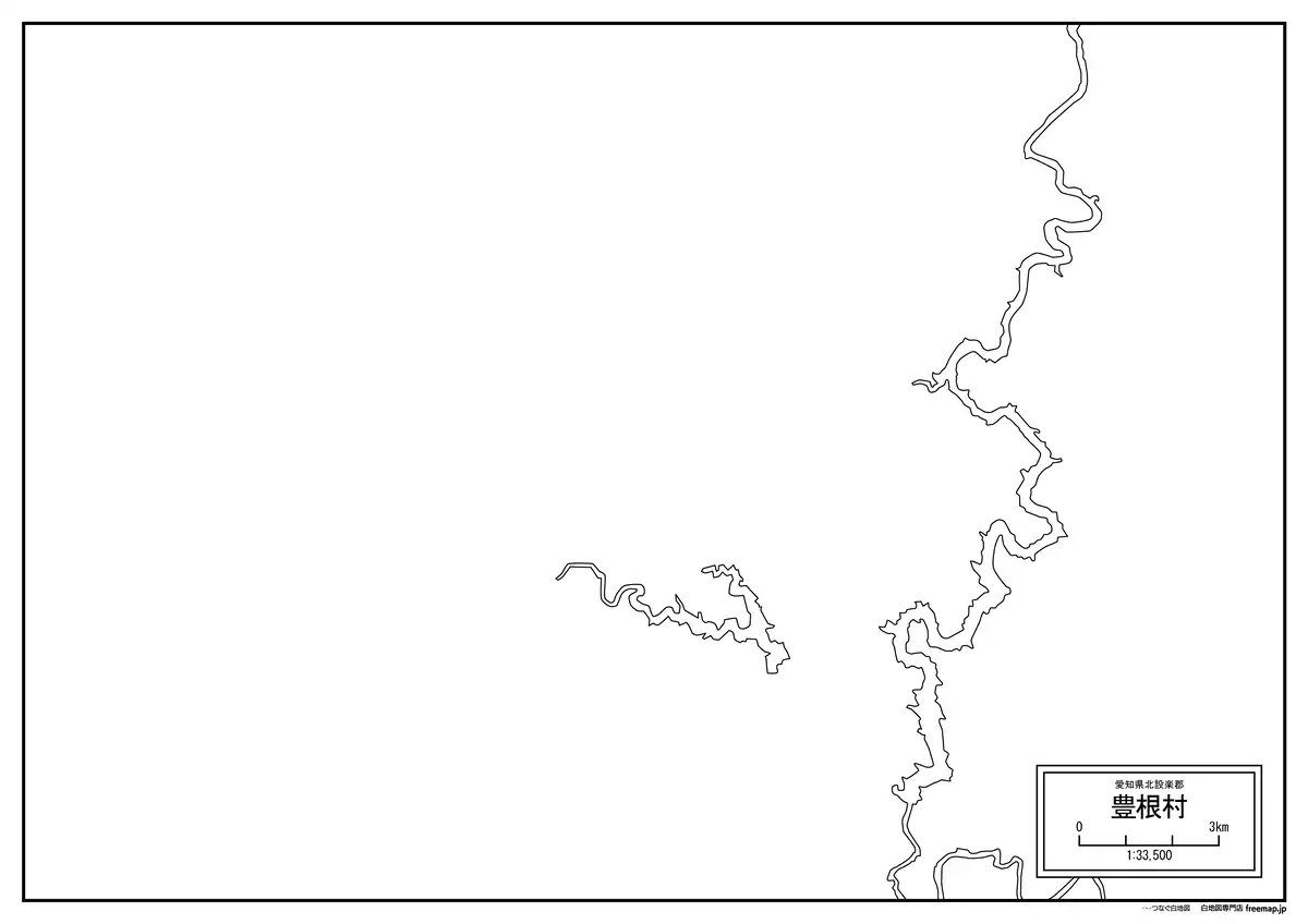 海岸線、川や池のみ記載