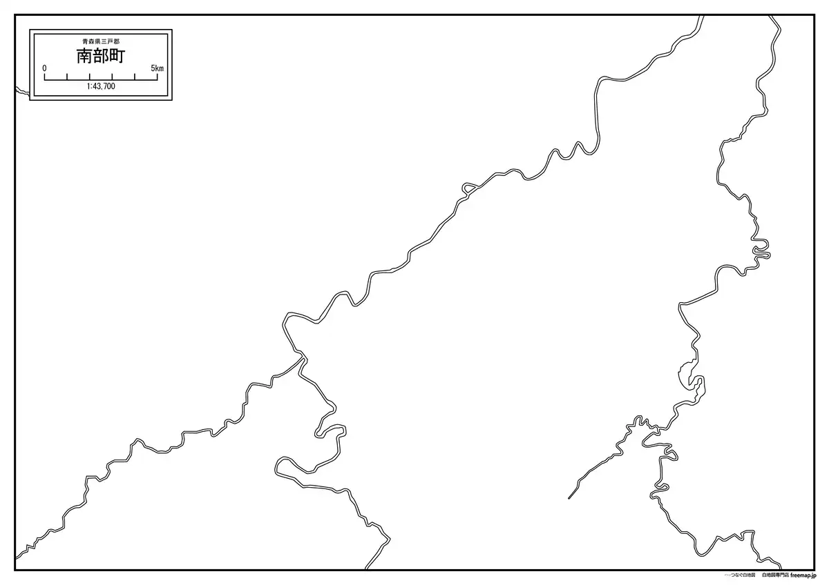海岸線、川や池のみ記載