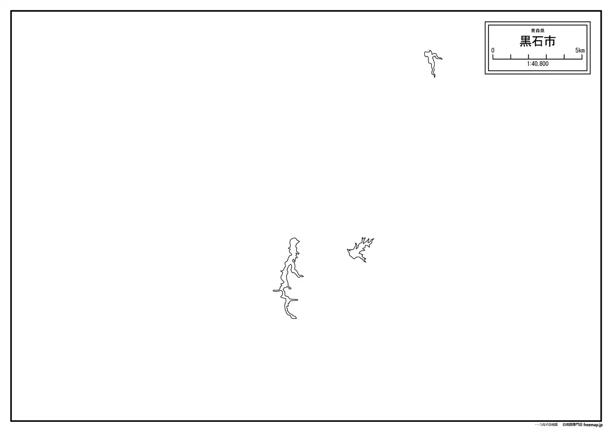 海岸線、川や池のみ記載