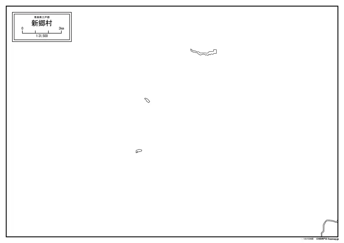 海岸線、川や池のみ記載