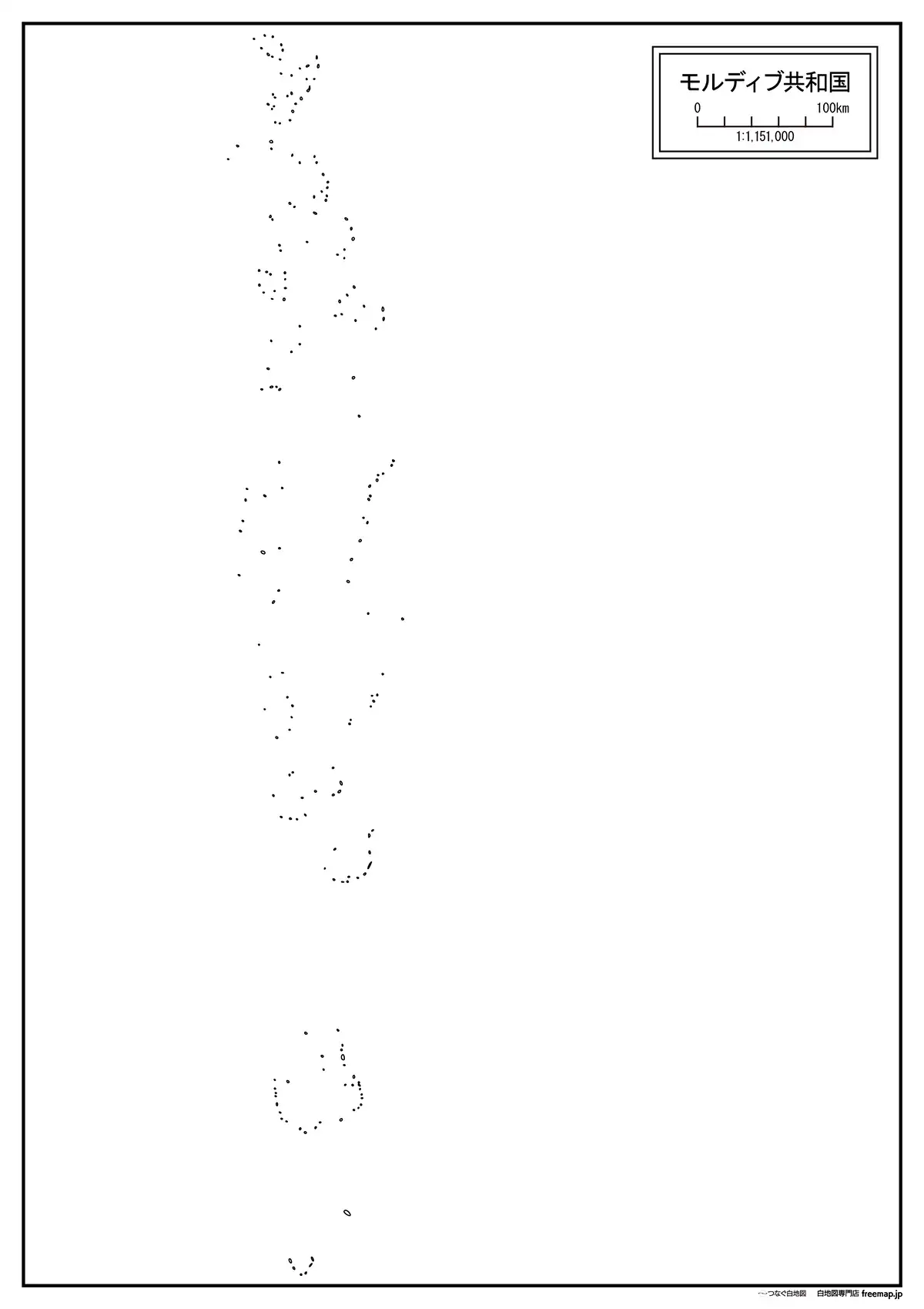 海岸線や川・池のみ記載
