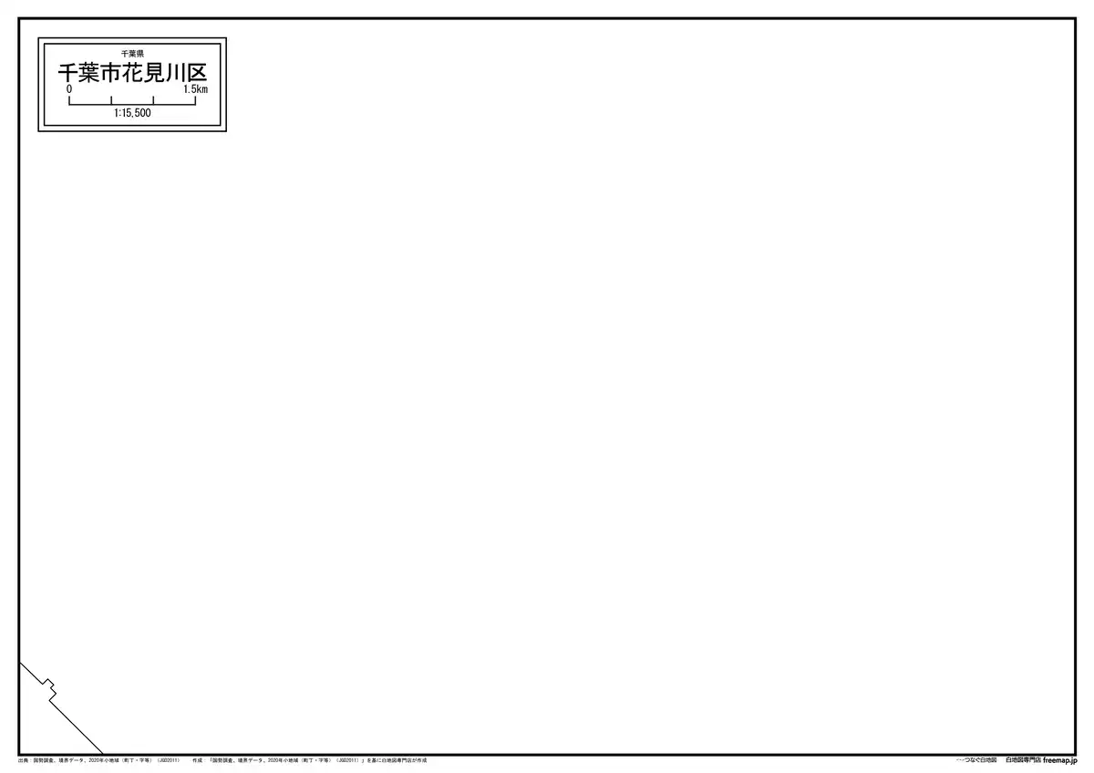 海岸線、川や池のみ記載