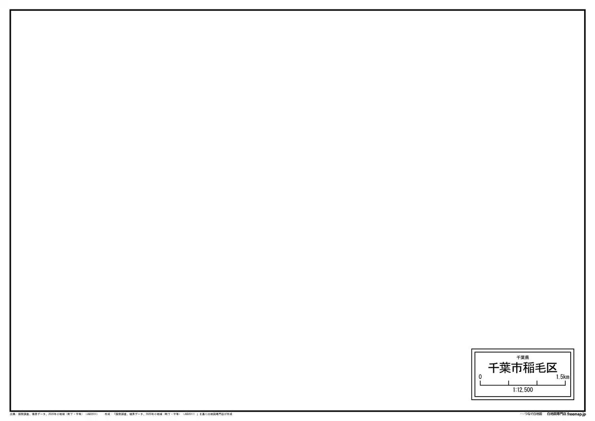 海岸線、川や池のみ記載