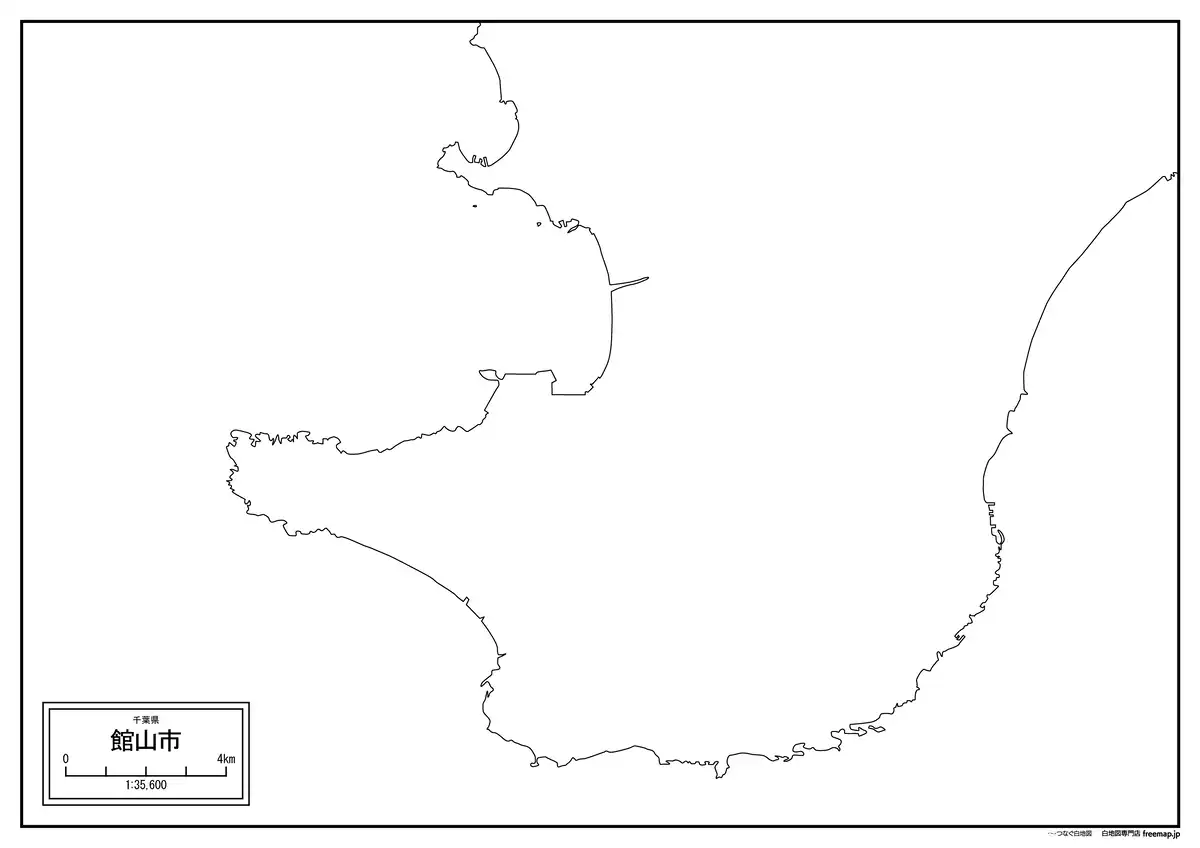海岸線、川や池のみ記載