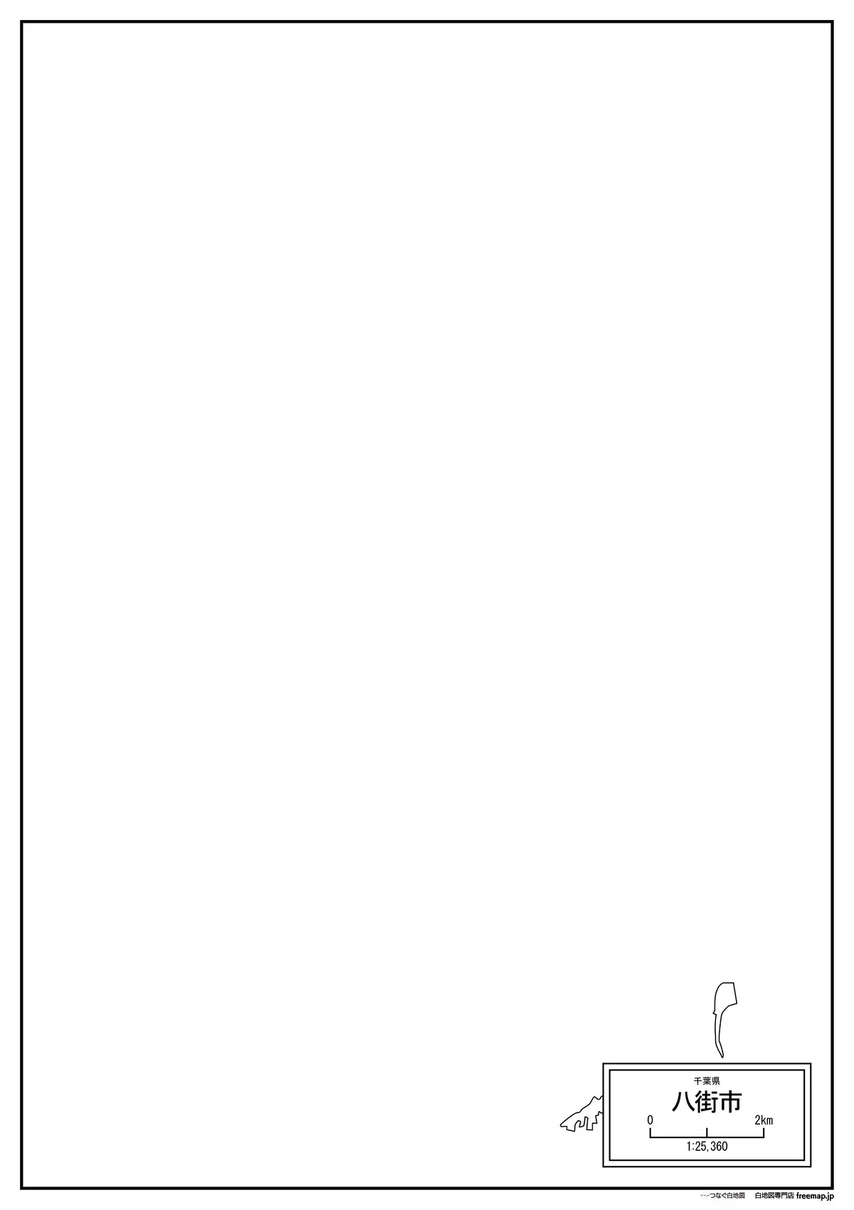 海岸線、川や池のみ記載