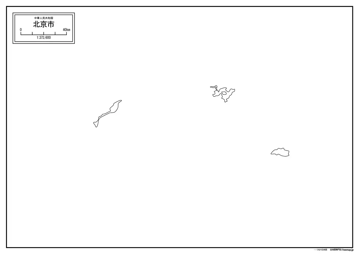 海岸線、川や池のみ記載