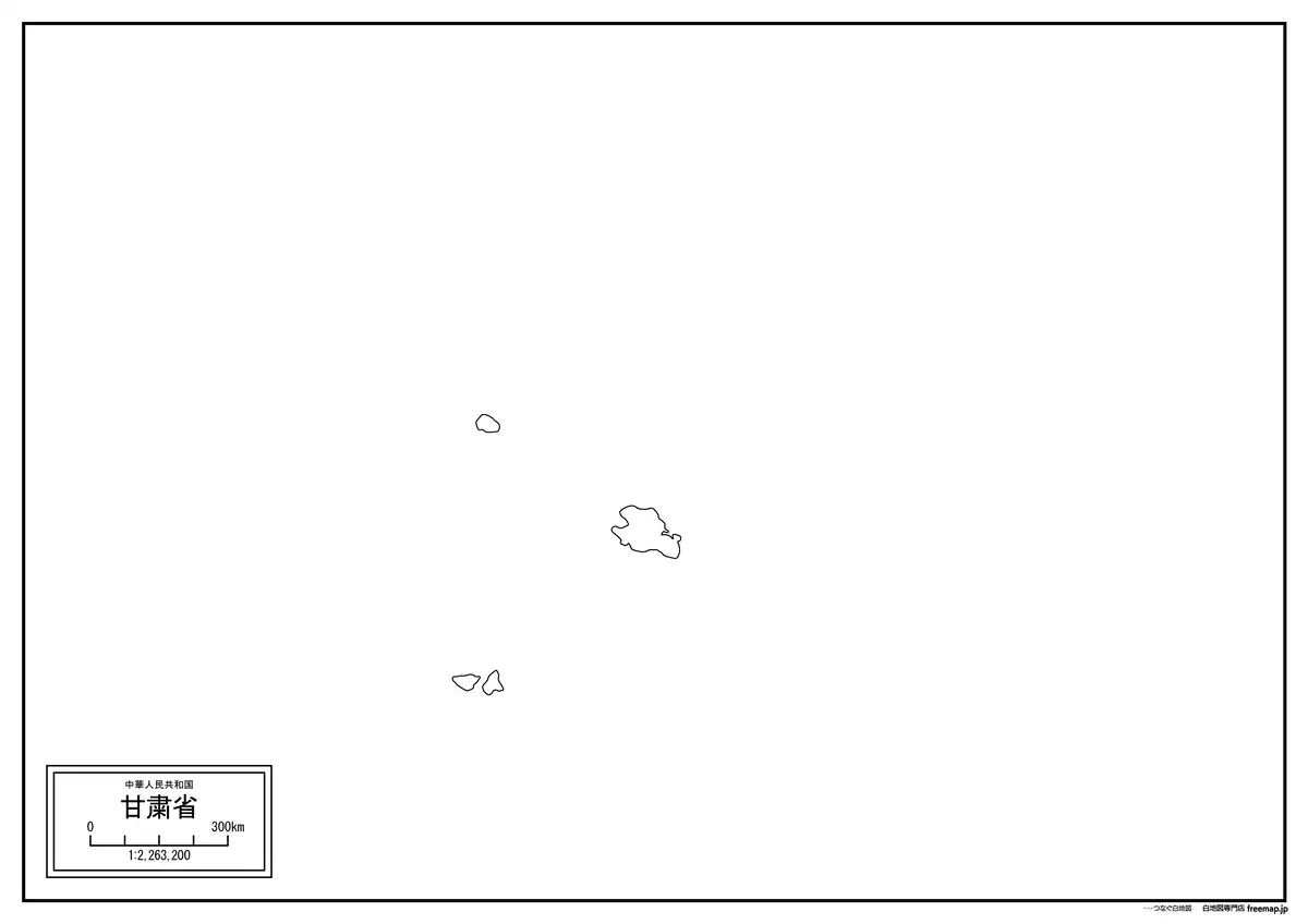 海岸線、川や池のみ記載
