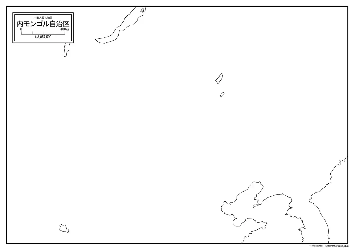 海岸線、川や池のみ記載