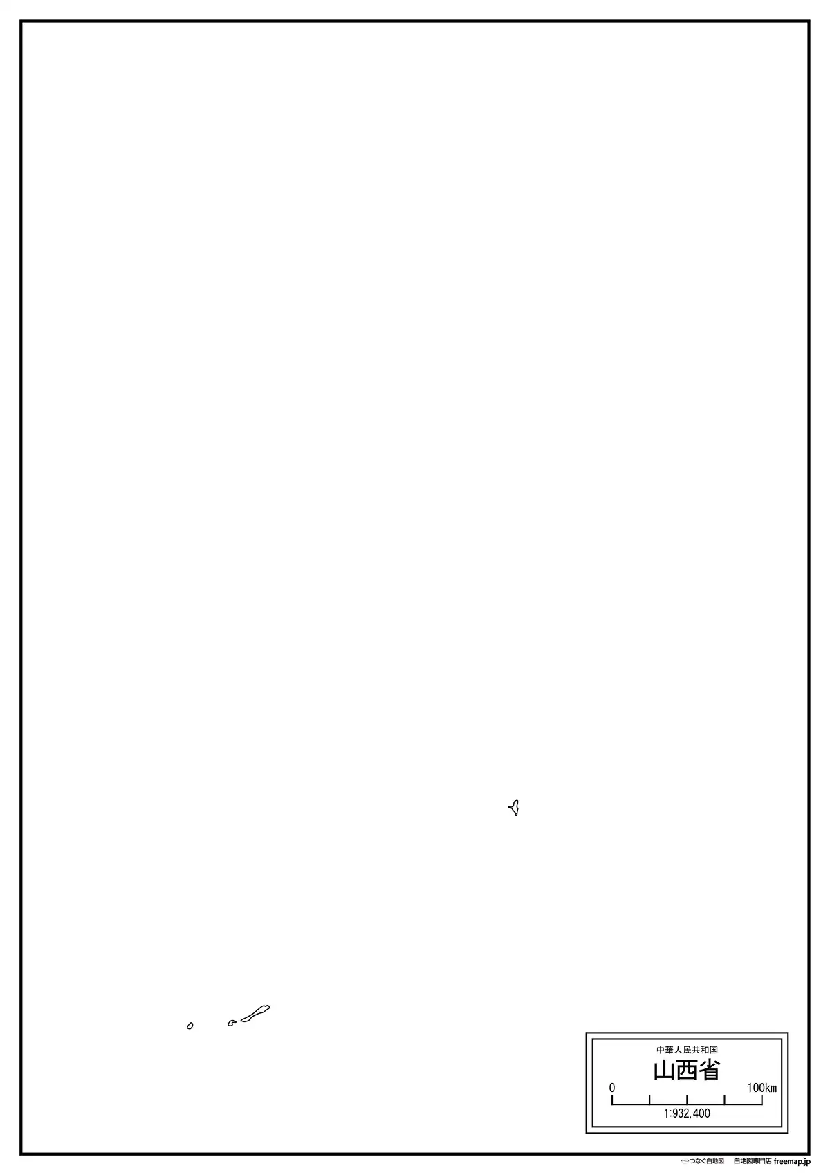 海岸線、川や池のみ記載