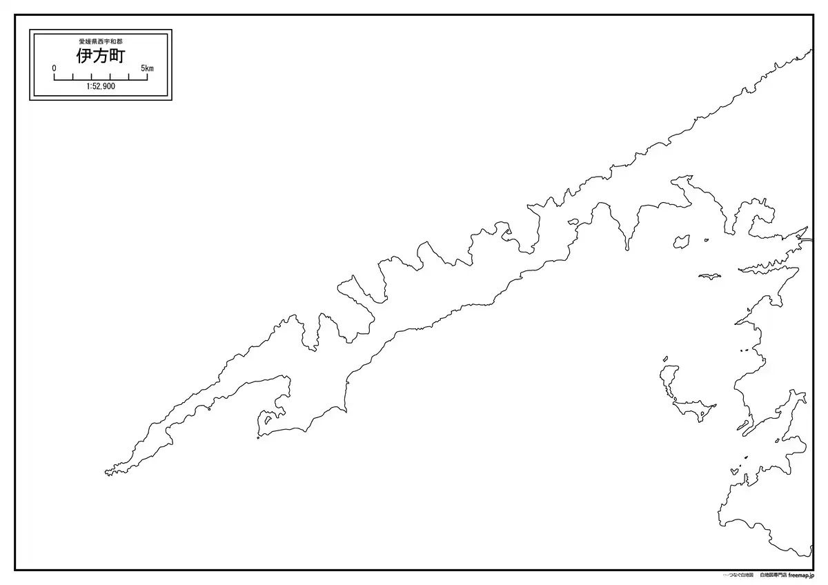海岸線、川や池のみ記載