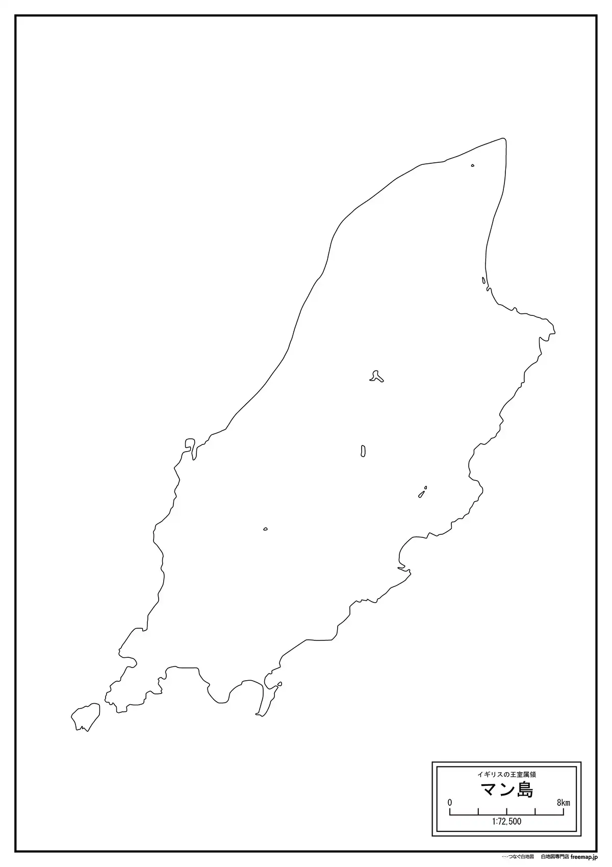 海岸線や川・池のみ記載