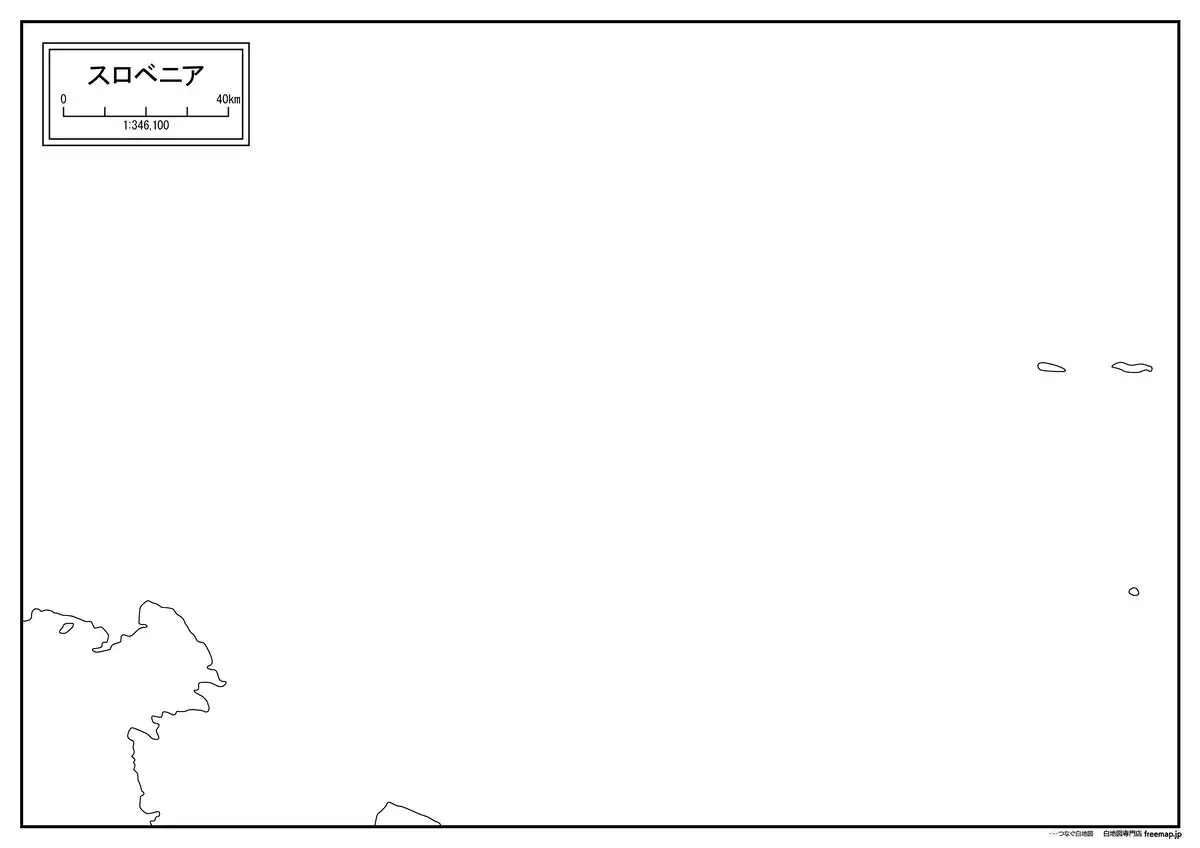 海岸線や川・池のみ記載