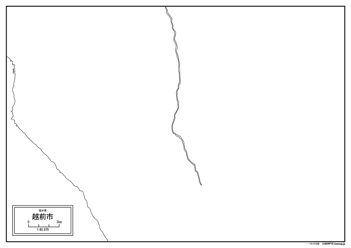 海岸線、川や池のみ記載