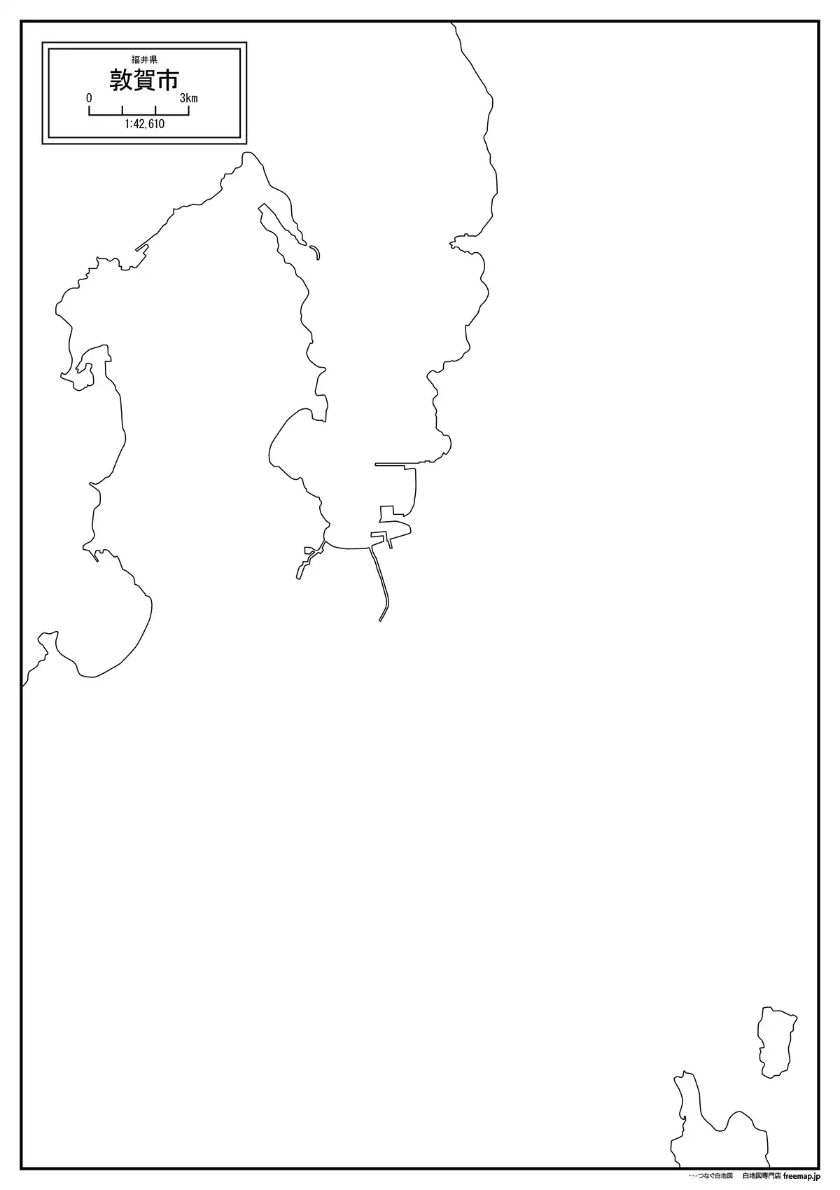 海岸線、川や池のみ記載