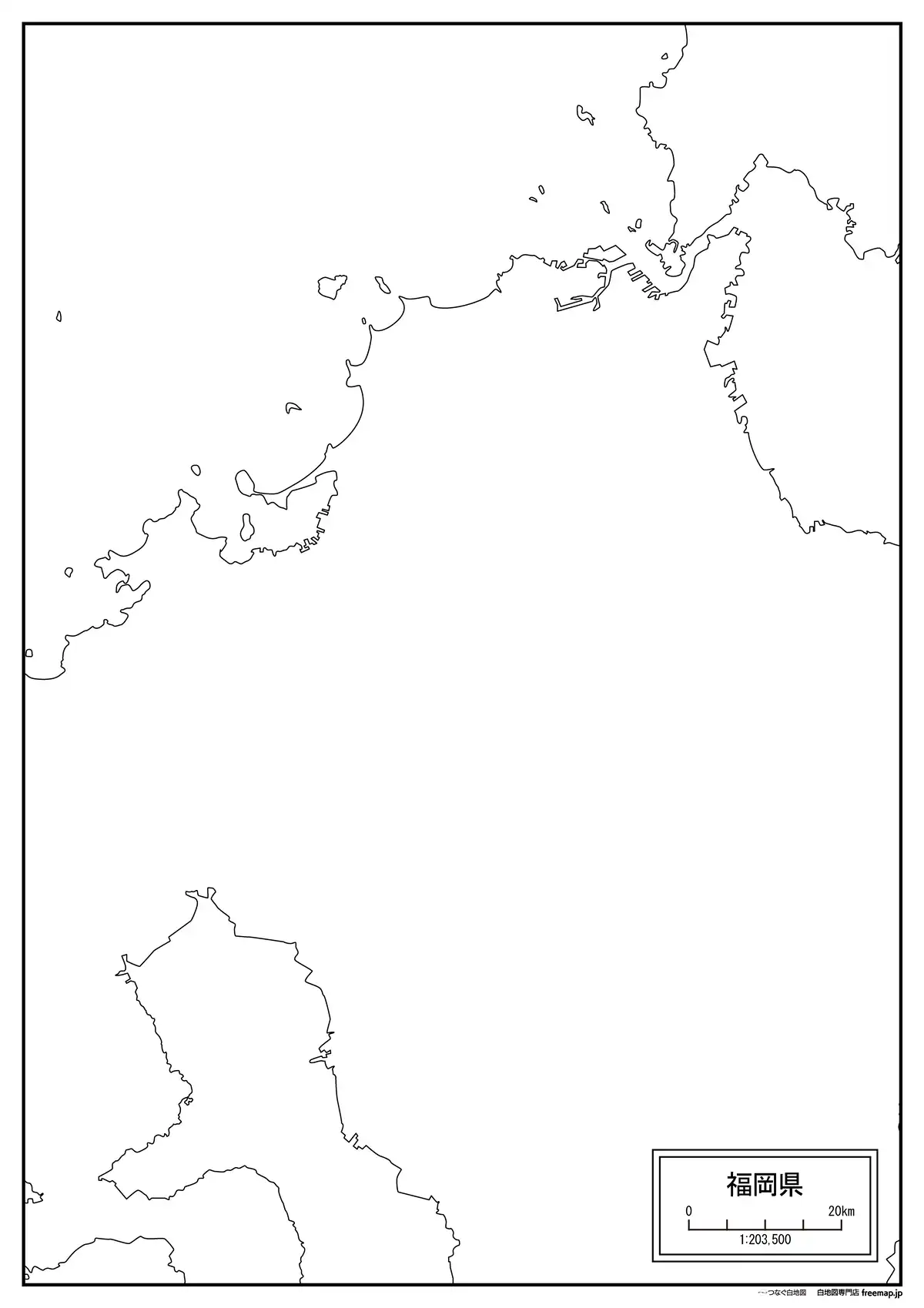 海岸線、川や池のみ記載