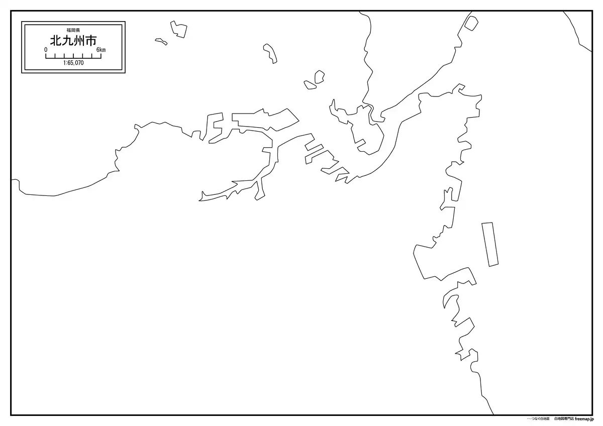 海岸線、川や池のみ記載