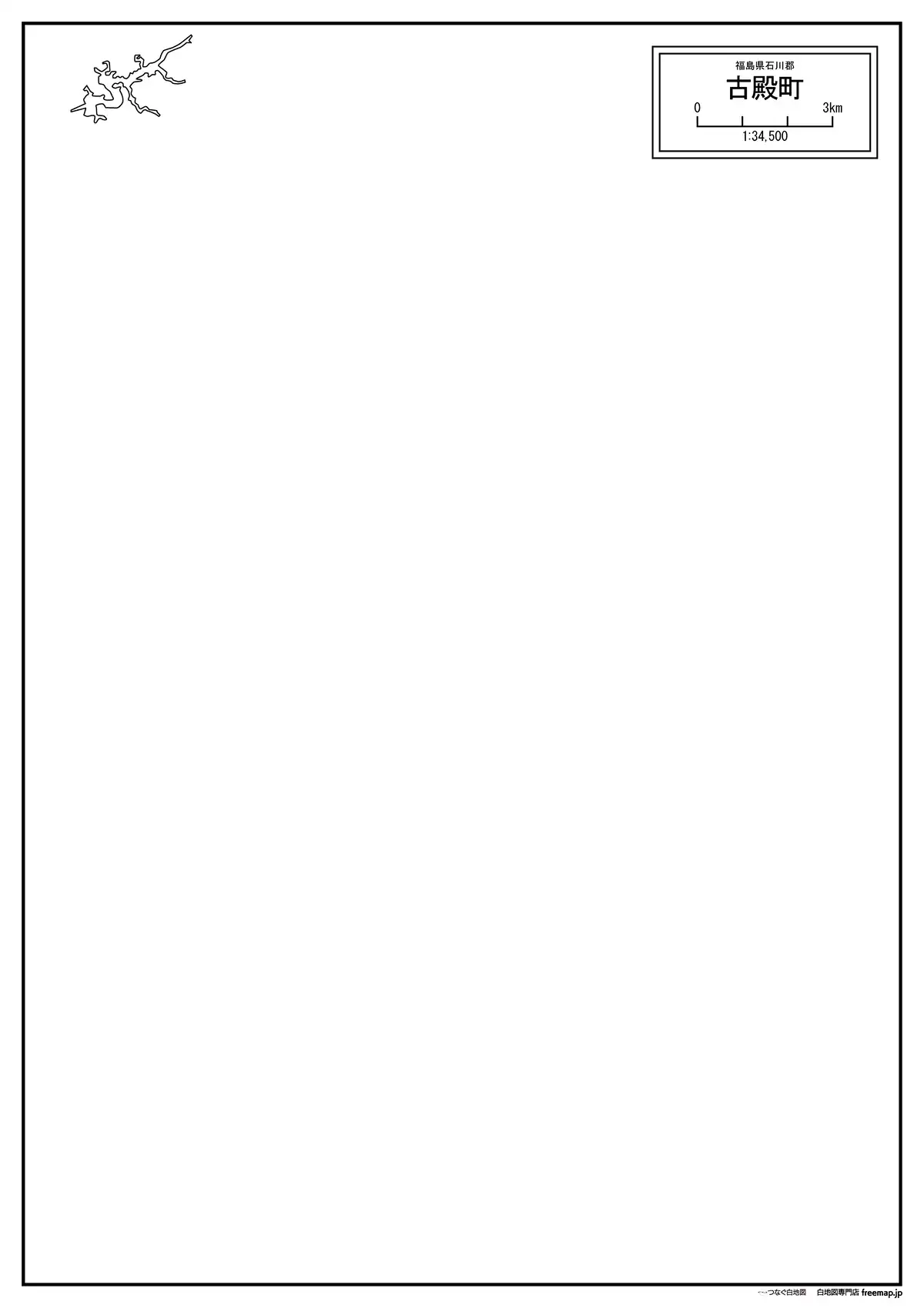 海岸線、川や池のみ記載