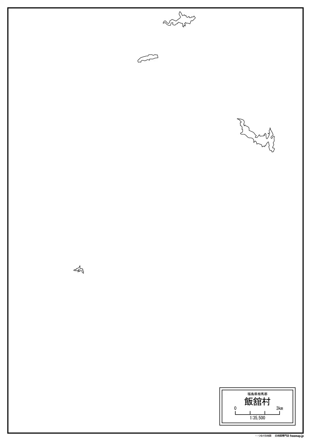 海岸線、川や池のみ記載