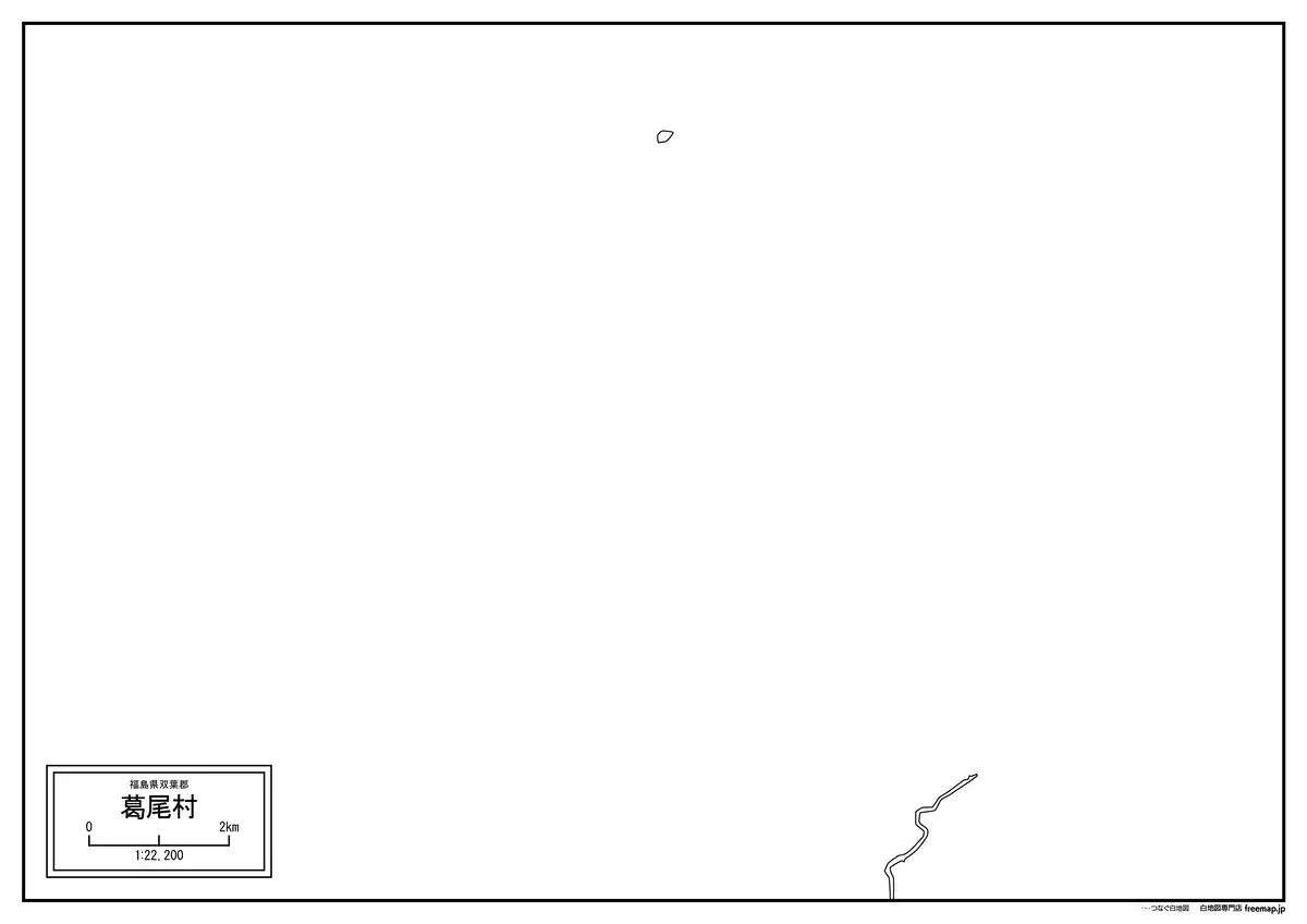 海岸線、川や池のみ記載