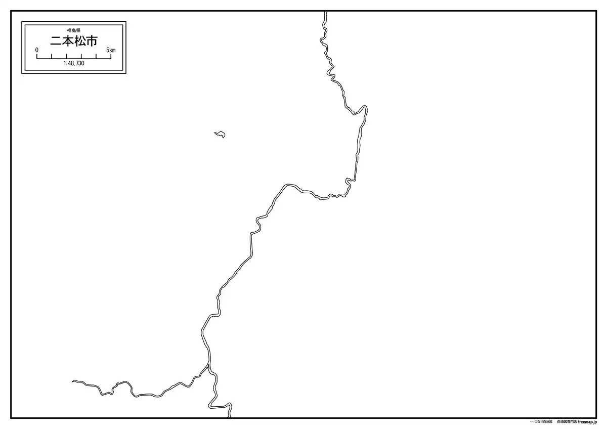 海岸線、川や池のみ記載