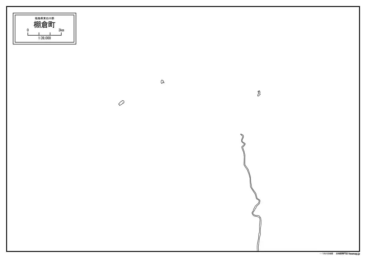海岸線、川や池のみ記載