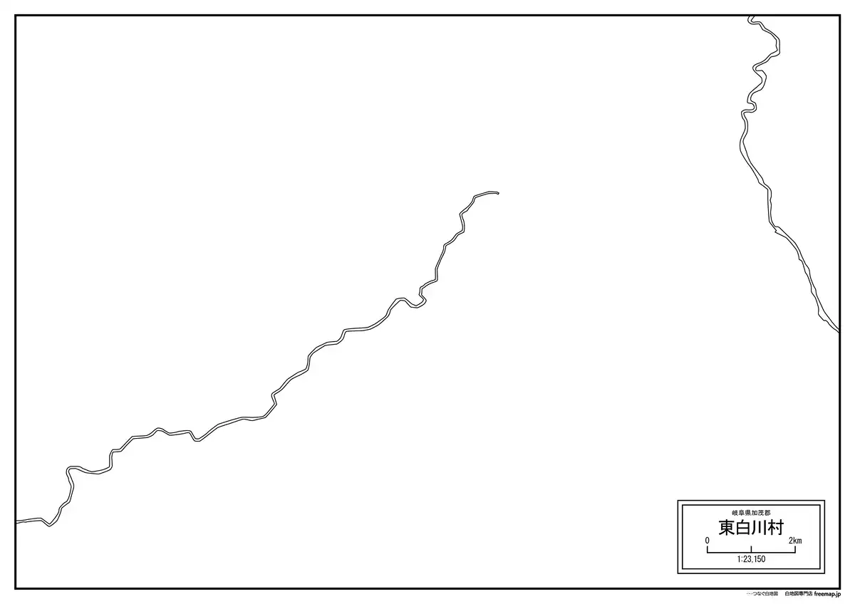 海岸線、川や池のみ記載