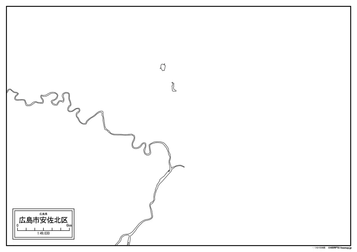 海岸線、川や池のみ記載
