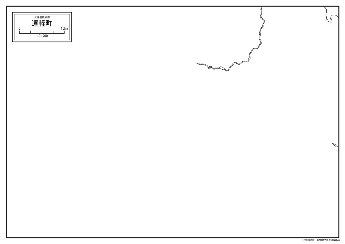 海岸線、川や池のみ記載