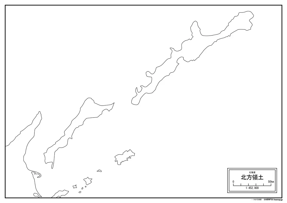 海岸線、川や池のみ記載