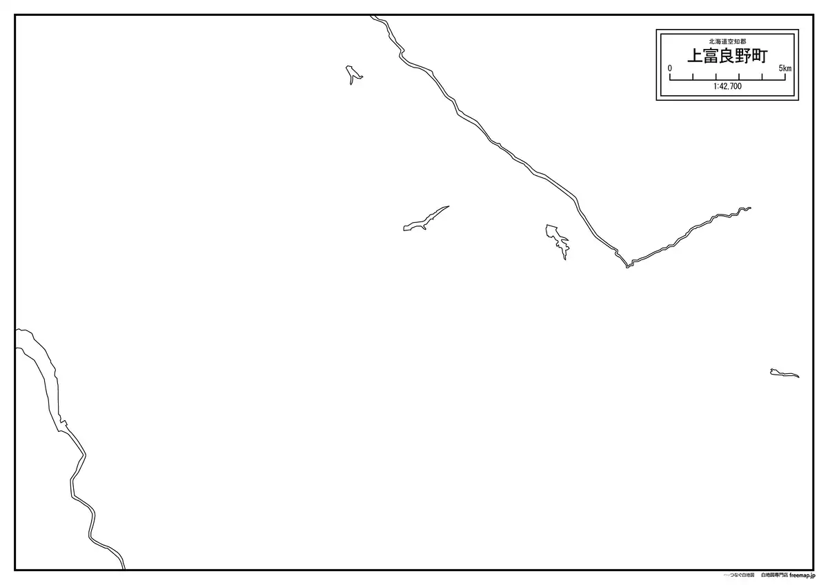海岸線、川や池のみ記載