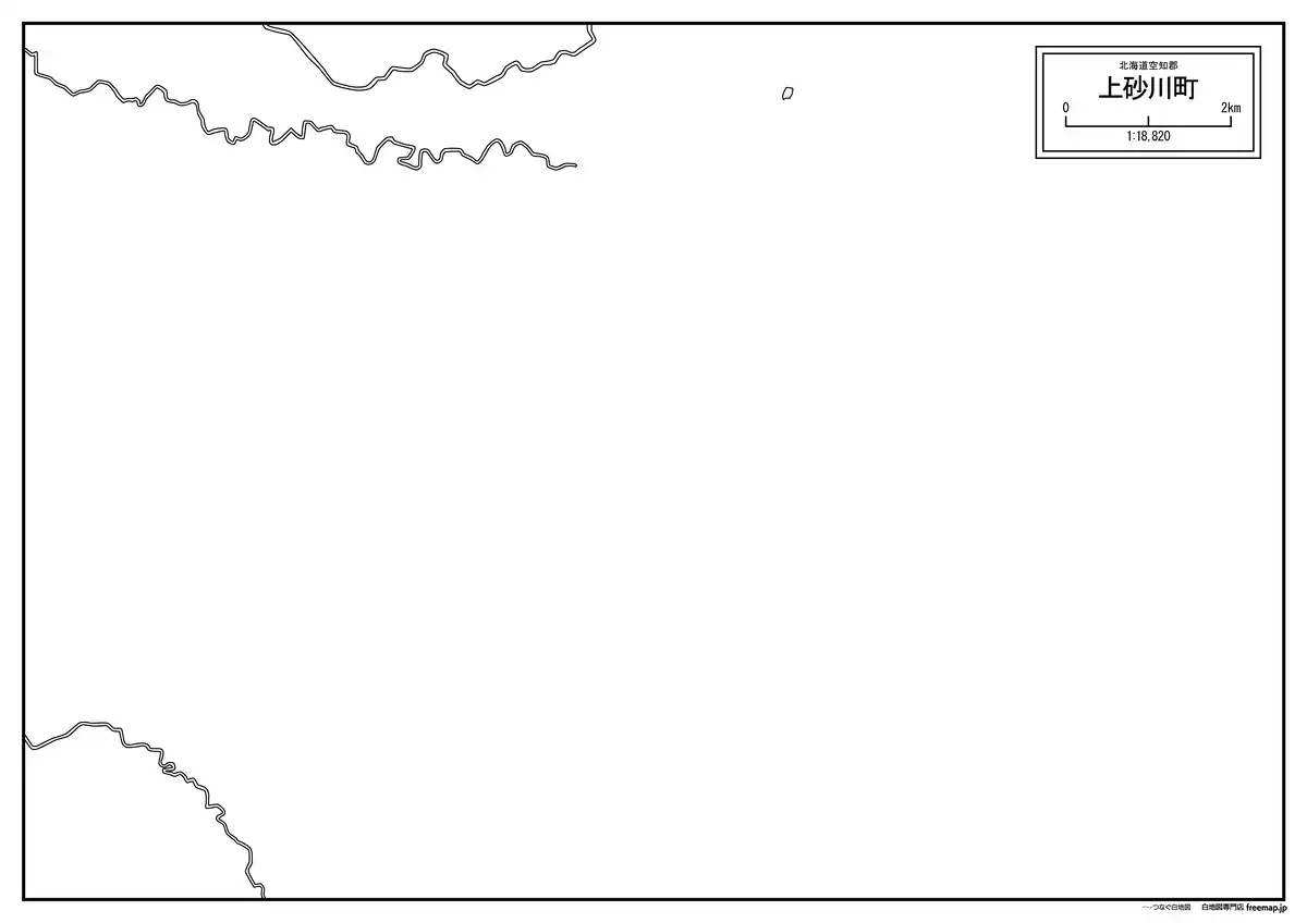 海岸線、川や池のみ記載