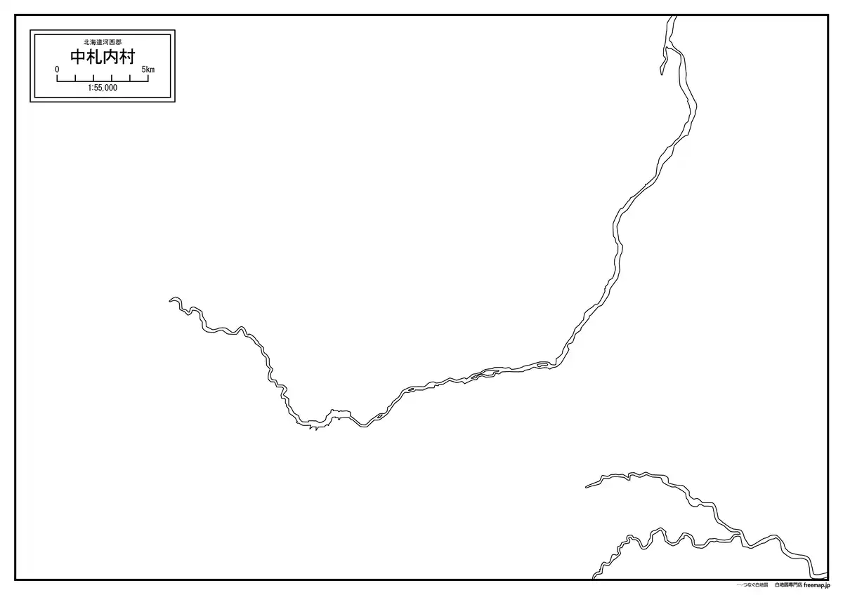 海岸線、川や池のみ記載