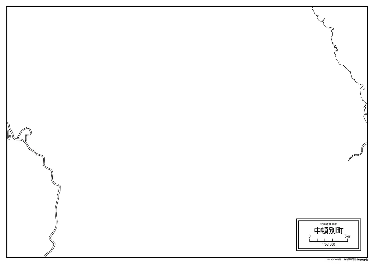 海岸線、川や池のみ記載