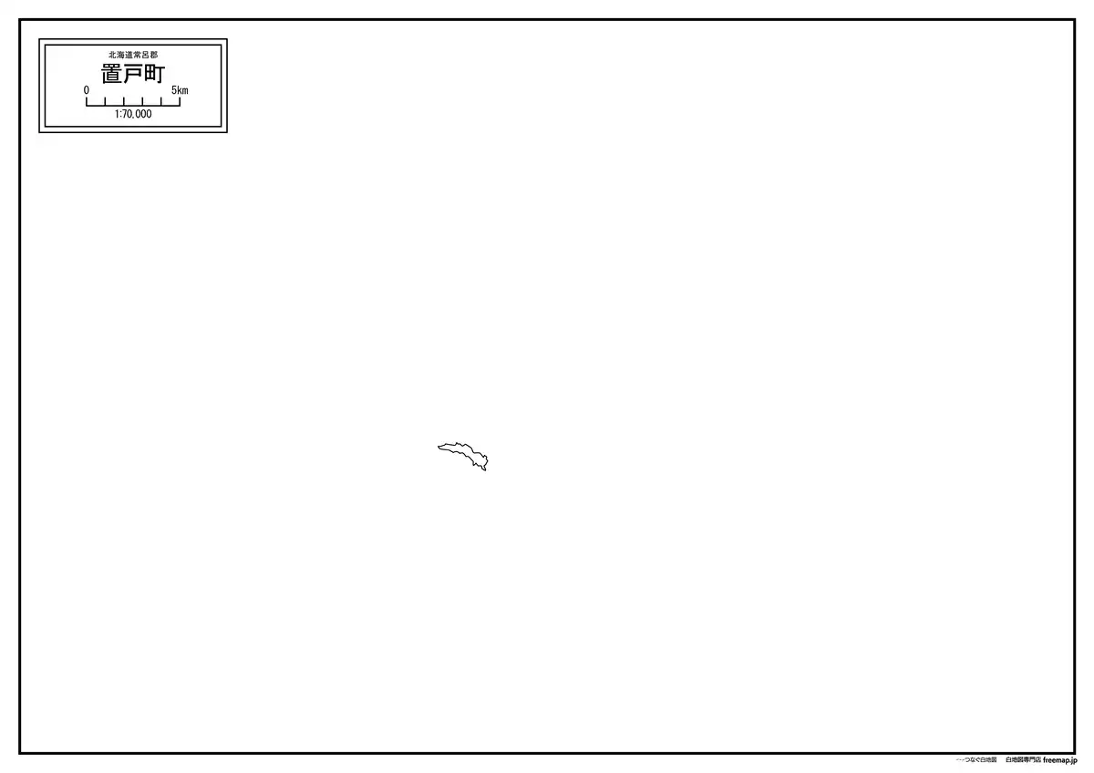海岸線、川や池のみ記載