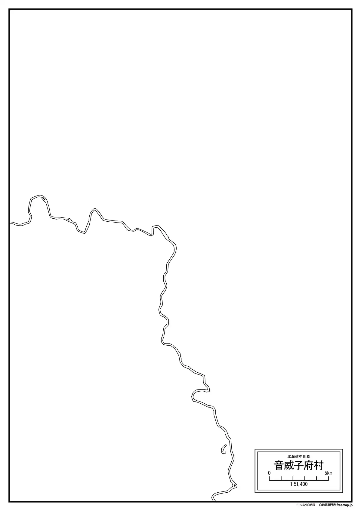 海岸線、川や池のみ記載