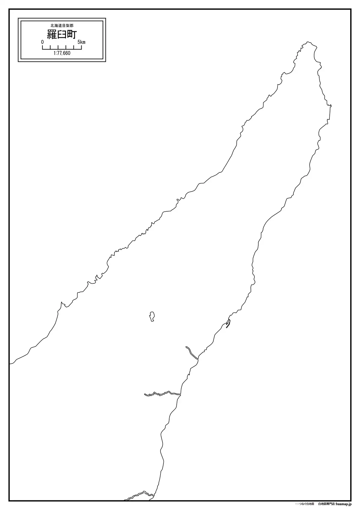 海岸線、川や池のみ記載