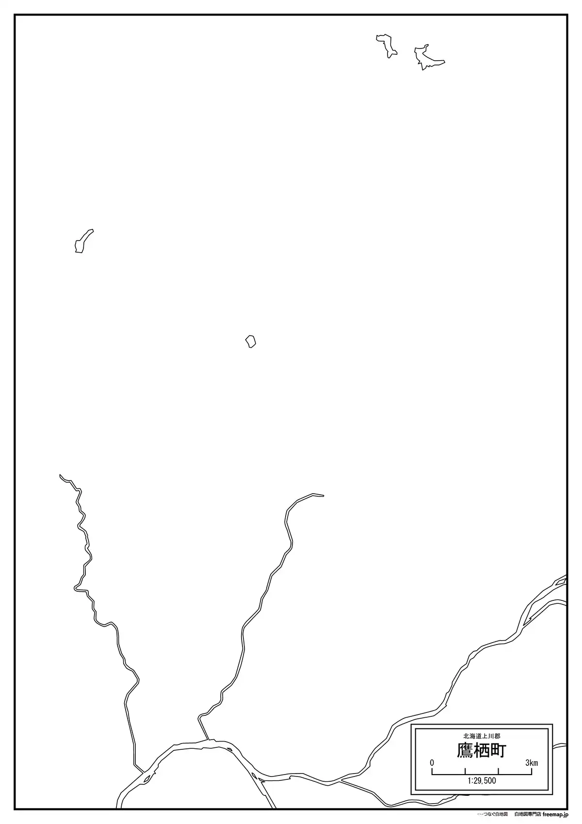 海岸線、川や池のみ記載
