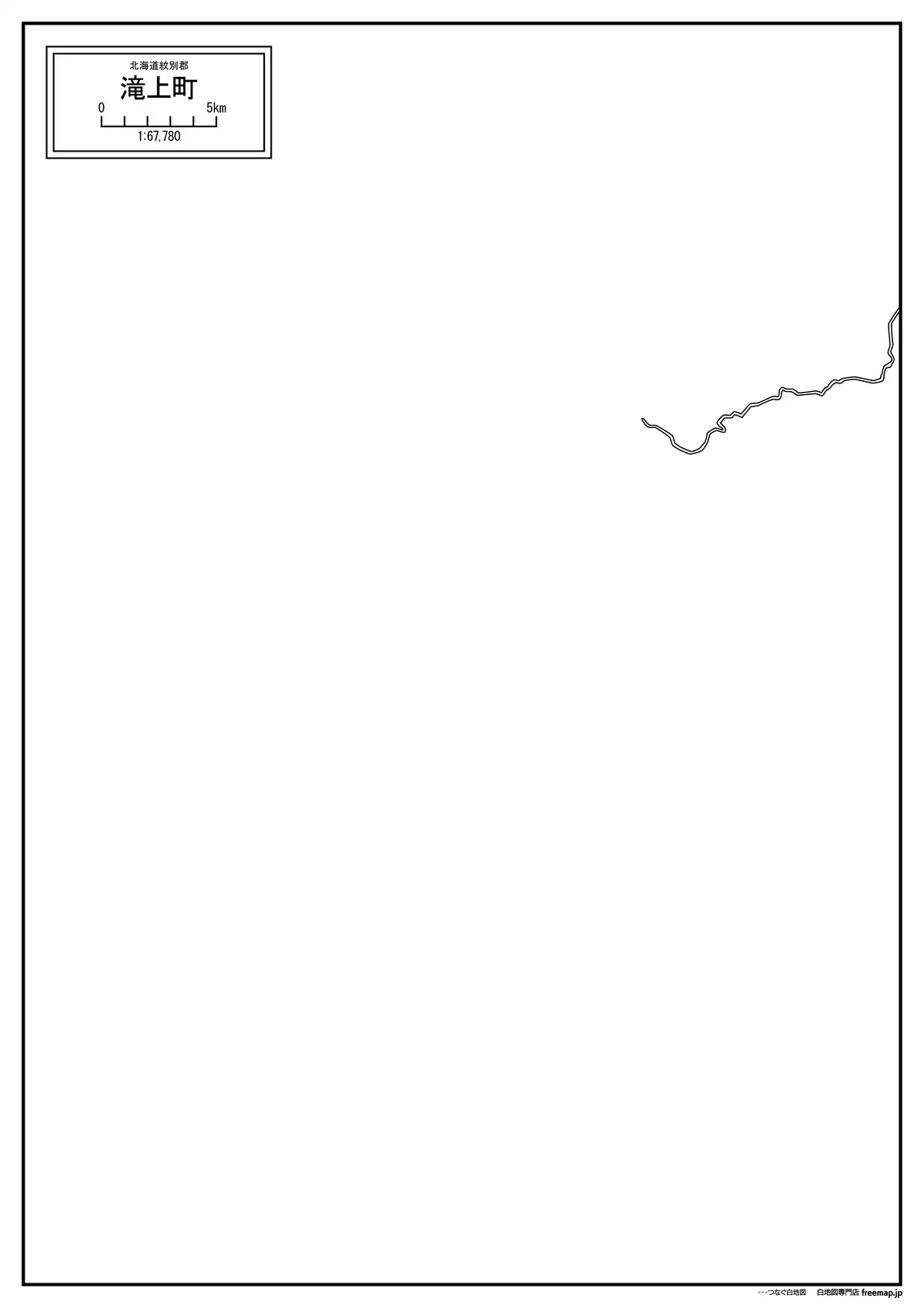 海岸線、川や池のみ記載