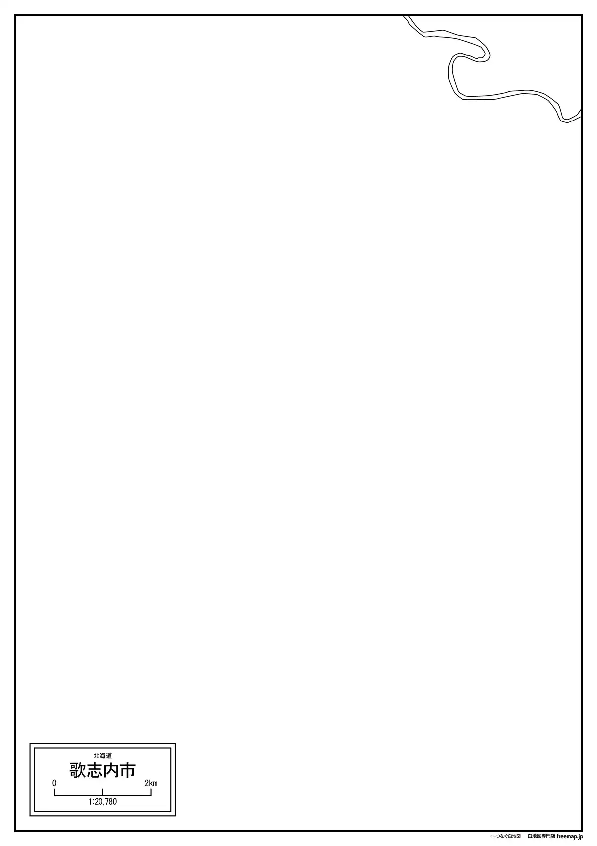 海岸線、川や池のみ記載