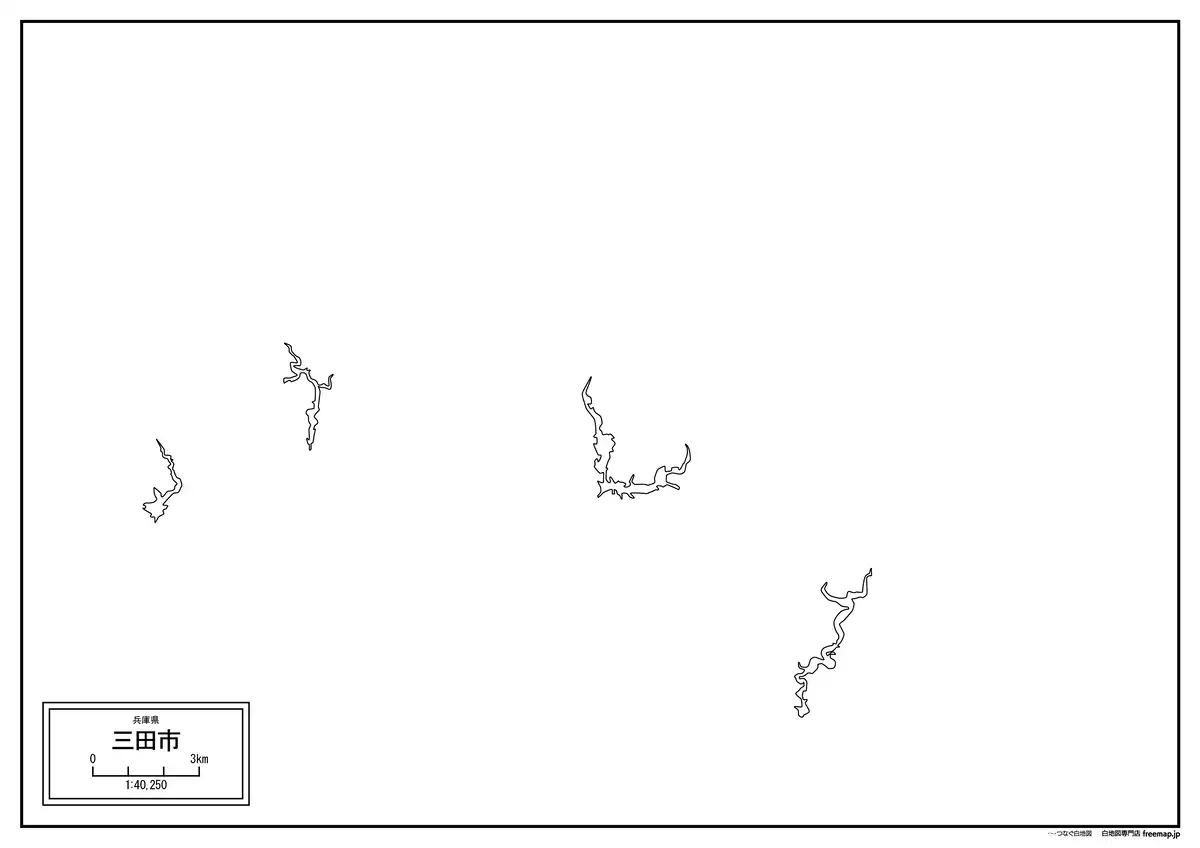 海岸線、川や池のみ記載