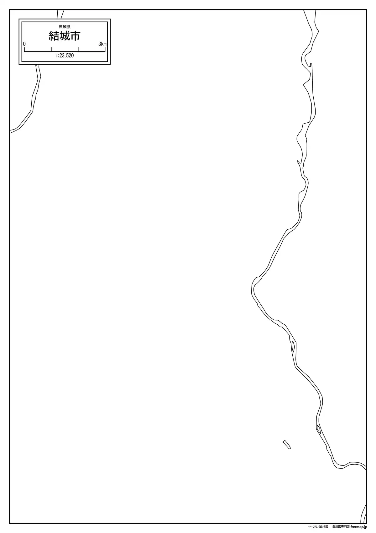 海岸線、川や池のみ記載