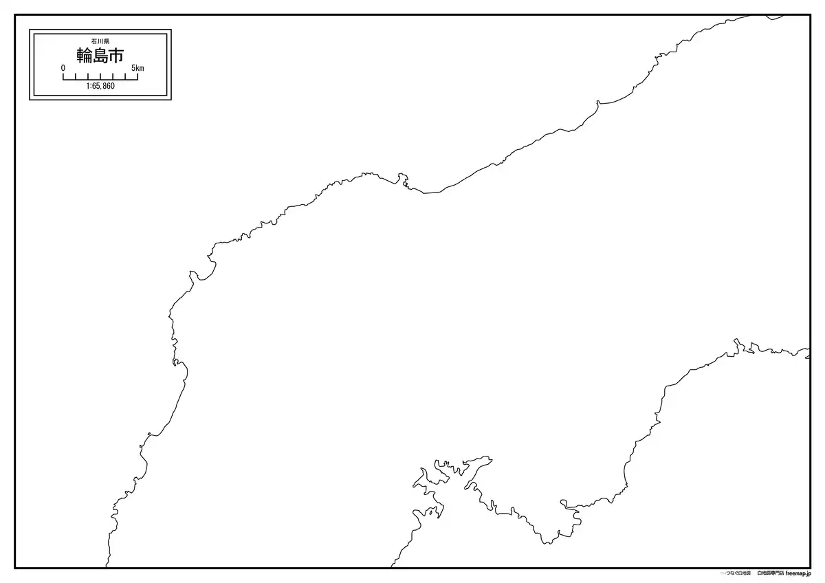 海岸線、川や池のみ記載