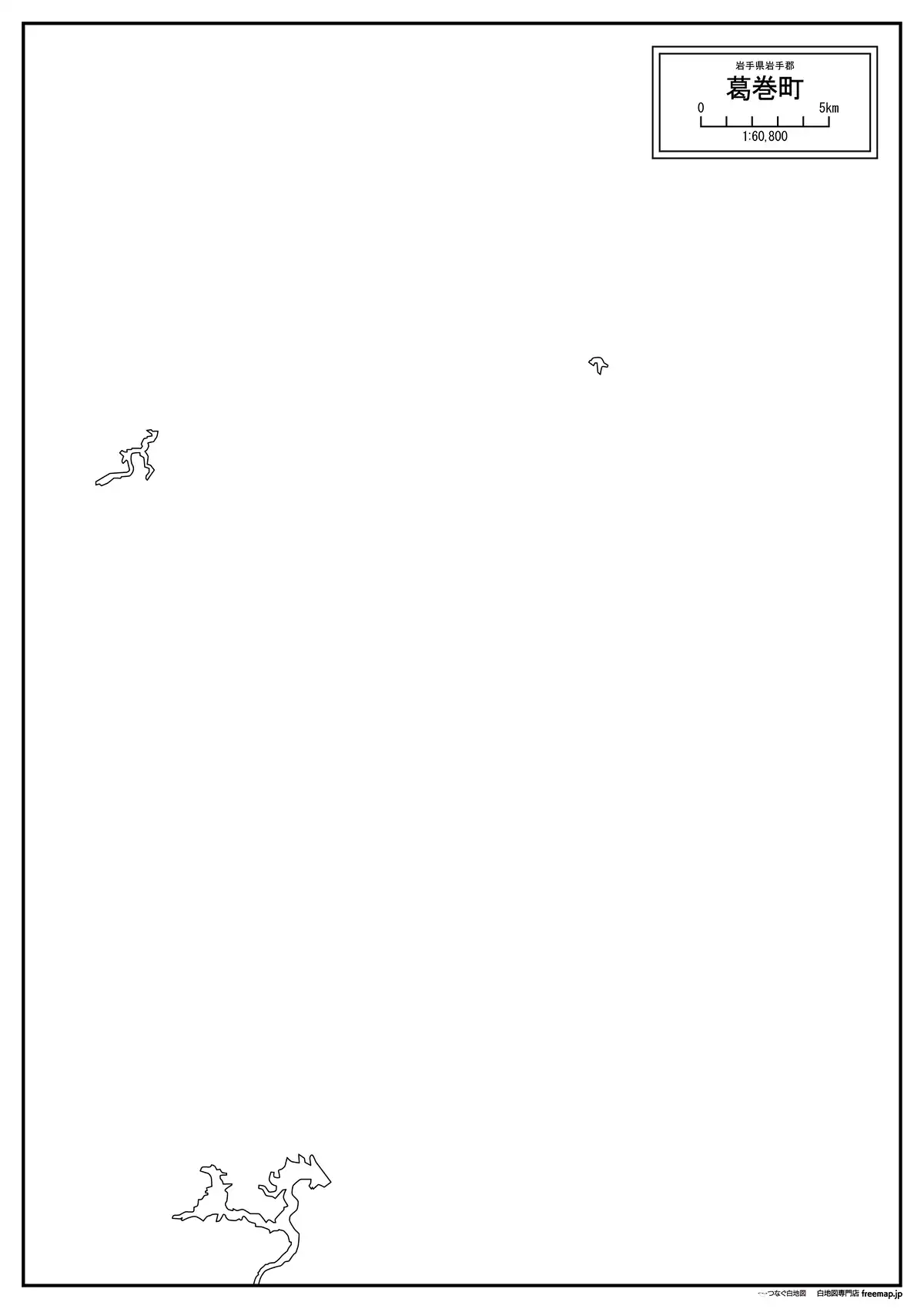 海岸線、川や池のみ記載