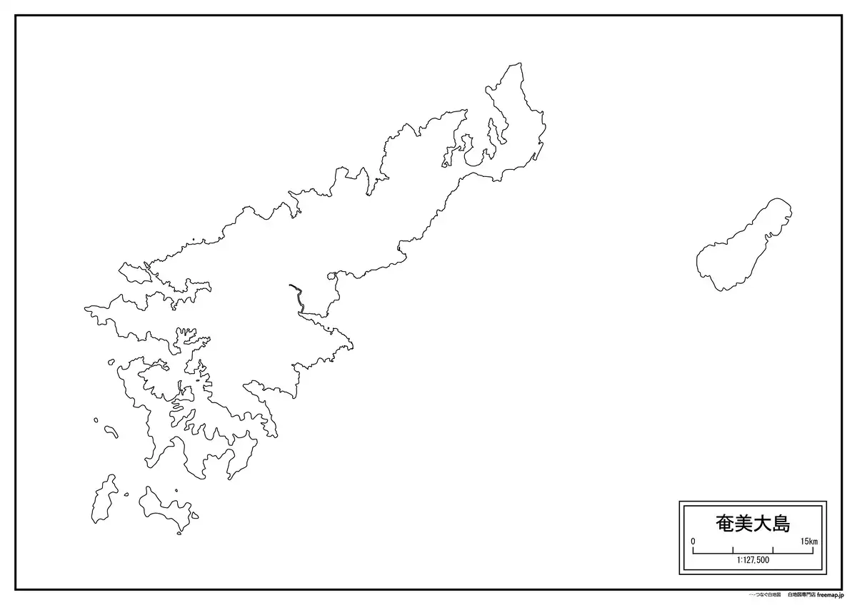 海岸線、川や池のみ記載