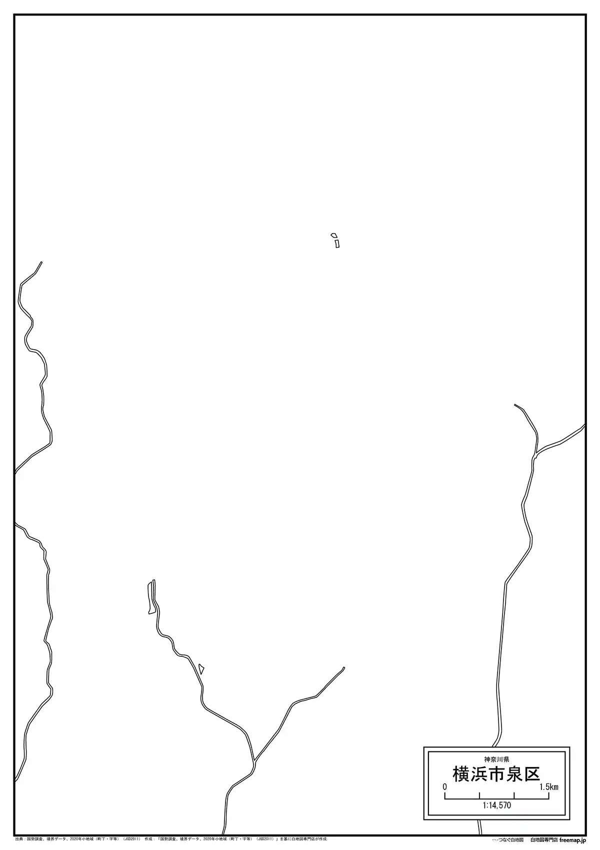 海岸線、川や池のみ記載