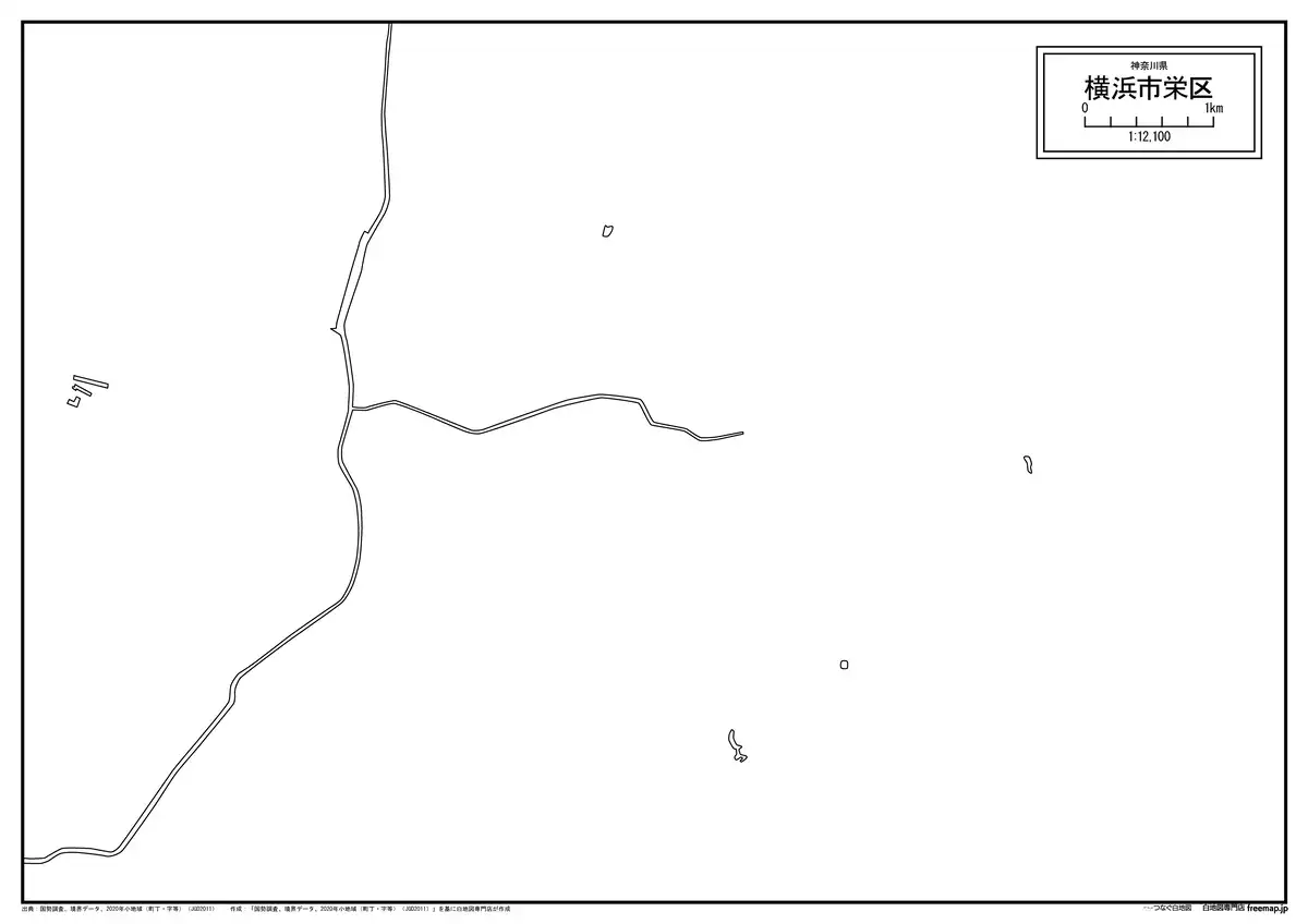 海岸線、川や池のみ記載