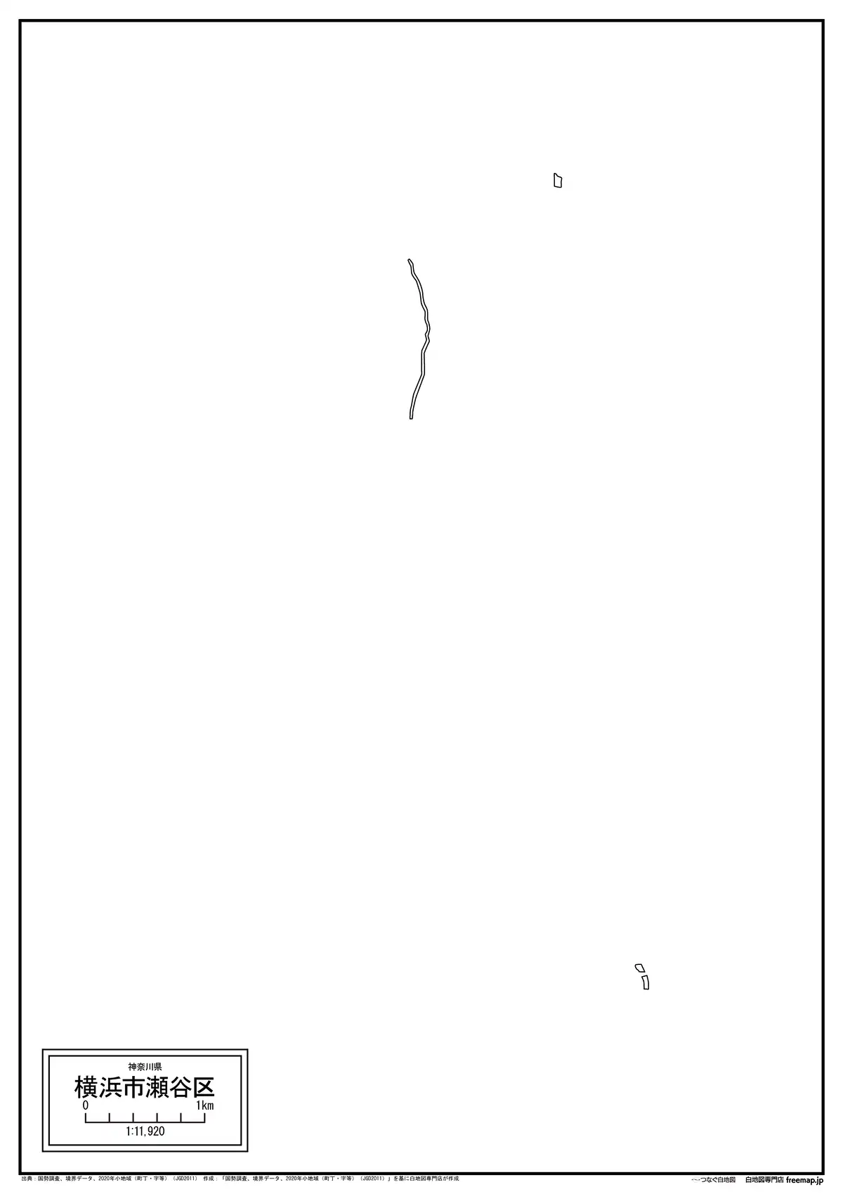 海岸線、川や池のみ記載